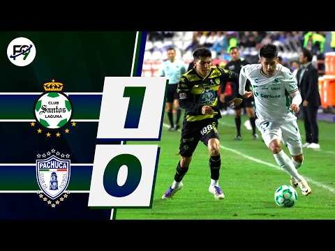 ⚽ SANTOS LAGUNA VENCE 1-0 A PACHUCA POR FECHA 10 DEL TORNEO APERTURA - LIGA MX 🏆