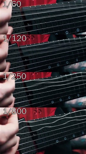 The Difference in Shutterspeed