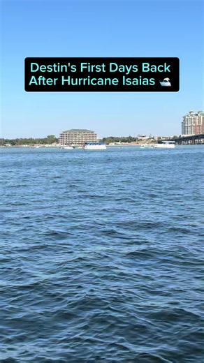 Destin & Fort Walton Beach After Hurricane Isaias: First Boat Ride!