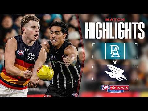 Port Adelaide v Adelaide Highlights | Round 16, 2026 | AFL