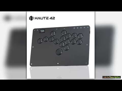 Haute42 Joystick Arcade Leverless Controller Hitbox Fightstick For PC Ps4 ps5Steam Fight Stick Arca