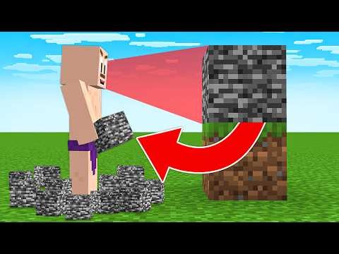 Any Block you look at = You Get in Minecraft