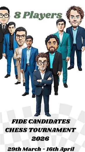 Only ONE Survives: FIIDE Candidates 2026 Format Explained. #fidecandidates #chess