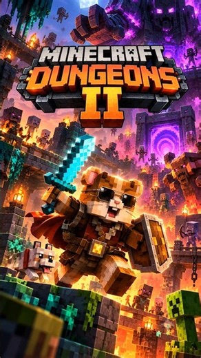 #gaming Minecraft Dungeons 2 Is Coming September 29! ⚔️🐹 #Shorts