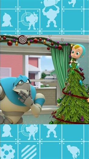 I'M A STAR ⭐ Uh-Oh! Baby Stuck in Christmas Tree 🎄 ARPO the Robot SHORTS | #shorts #arpo #robots