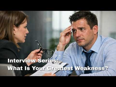 Interview Series: What Is Your Greatest Weakness? How to respond.