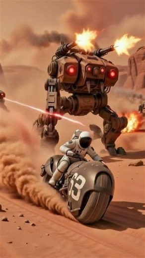 Mars Alien Chase! Astronaut Attacked & Injured 😱👽🔴 #MarsAttack #Shorts #marsattacks