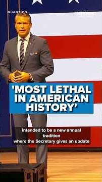Hegseth gives STATE OF THE FORCE address, declares ‘MOST LETHAL’ troops in U.S. history under Trump