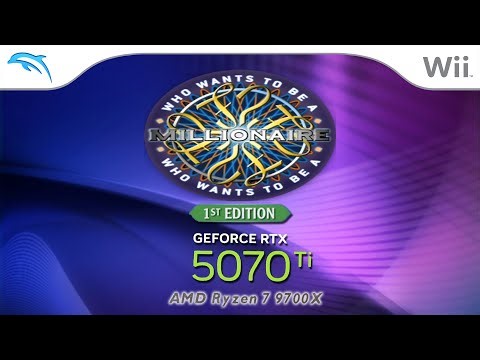Who Wants to Be a Millionaire? 1st Edition (EUR) (4K / 2160p) Dolphin Emulator 2512-91 Nintendo Wii