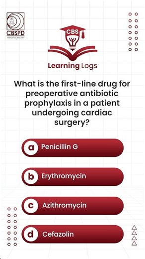 Preoperative Antibiotics: First-Line Choice for Cardiac Surgery 🏥💊