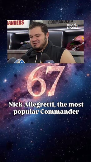 This may not be the season the Commanders wanted, but one thing is for sure… number 67 Nick Allegretti always gets the biggest cheers! #Commanders #RaiseHail #NFL #football #washingtondc | NBC Washington