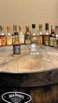1990’s Jack Daniel’s Tennessee Whiskey. Vintage mini dusty airplane bottle. #drinkhistory