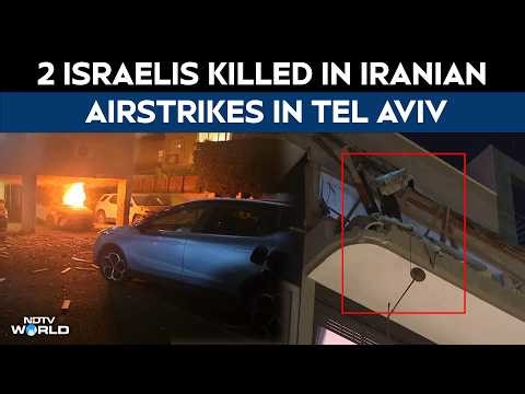 Iran Strikes Israel | 2 Israelis Killed In Iranian Airstrikes In Tel Aviv