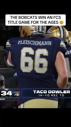 The Bobcats defeat Illinois State to secure their second FCS championship in program history ‼️