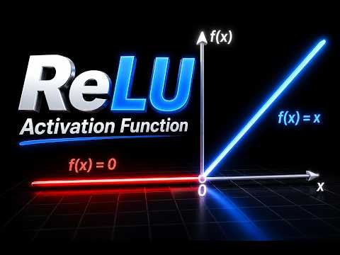 ReLU The Rectified Linear Unit Activation function explained v2