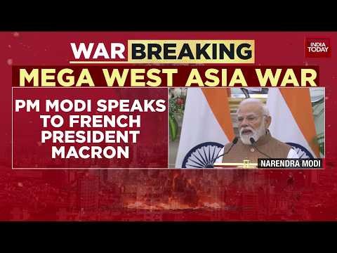 Breaking: PM Modi Speaks To French President Macron On West Asia, Russia-Ukraine; Stresses Dialogue