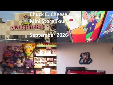 Chuck E. Cheese Mini Store Tour - September 2026