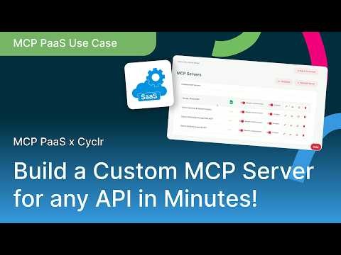 Build a Custom MCP Server for any API in Minutes!