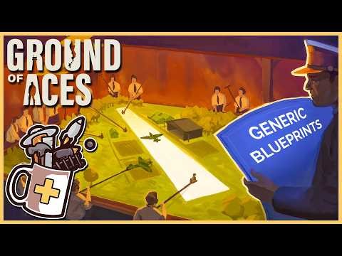 Constructing a Military Air Base for Dangerous Missions! | Ground of Aces #1