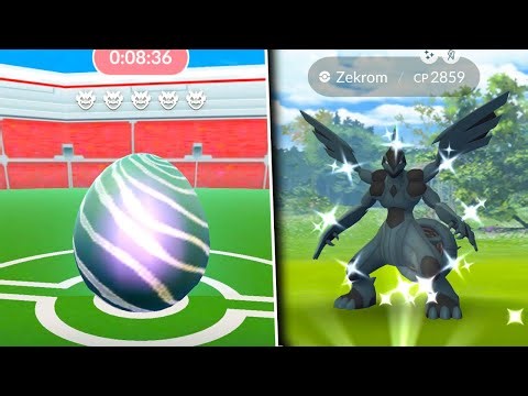 NEW SHINY ZEKROM RAIDS LIVE IN POKEMON GO! Inviting Members! #pokemongo