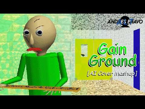 Baldi's Basics MADNESS (V2) [FNF Mod] - Gain Ground - AI Multi Cover Mashup