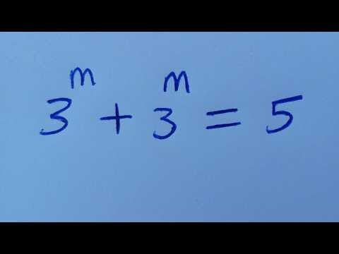 Can You Solve this? l Olympiad Math trick l tricky Math Olympiad l Exponential equation