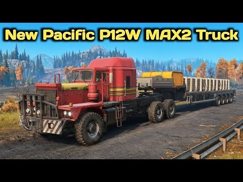 New Pacific P12W MAX2 Truck In SnowRunner Season 18
