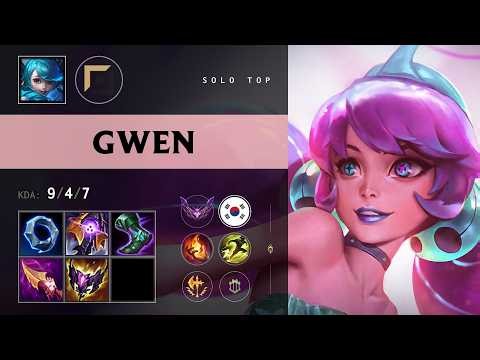 Gwen Top vs Aatrox - KR Master Patch 26.19