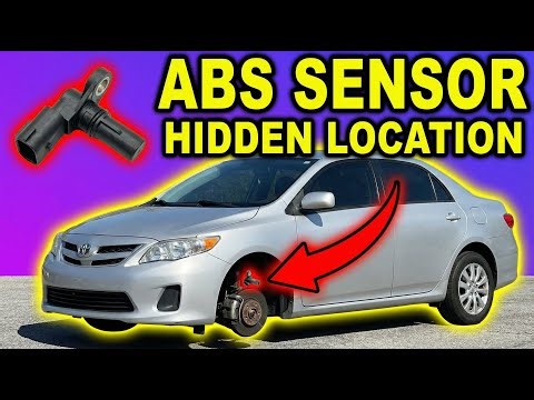 Abs Sensor Location 2013 Toyota Corolla