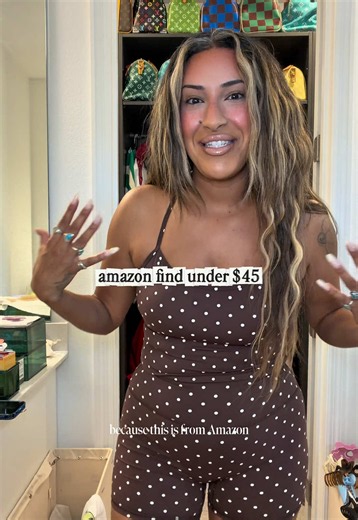 🥥✨ in my LTK • amazon polka dot matching set under $45 ✨🥥 ✨it comes in other colors some of which are prime ✨high waisted, built in bra, soft & stretchy ✨ I’m wearing a M | My stats: 5’4” 150ish pounds, 36C, 31”waist, 41” hip, 8/10 pant #matchingset #amazonclothes #amazonoutfit #amazonfashion #summerootd affordable summer outfits | Amazon prime clothing | easy summer outfits | quick mom outfits