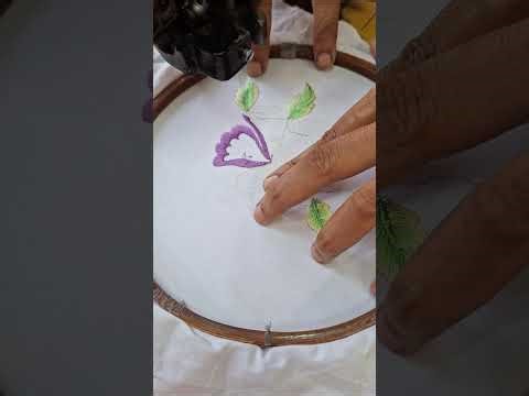 Design idea machine embroidery design #embroidery #embroiderydesign #easyhandembroidery