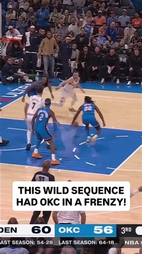 Chet Holmgren block leads to Jalen Williams jam
