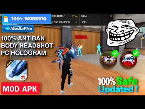 OB53 Free Fire lua script Non Root Panel GG Script FF Mod Menu Free Fire Headshot File Panel FF Hack