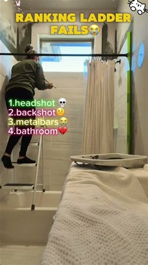 🪜 Ladder Fails That Went WRONG! 😂💀 #fails #funny #shorts