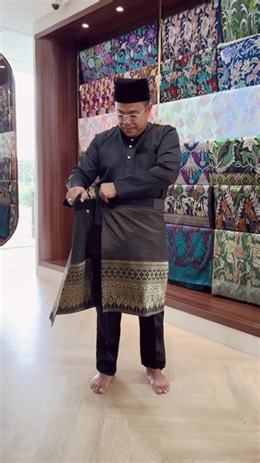 Cara Mudah Ikat Sampin Untuk Baju Melayu Sedondon