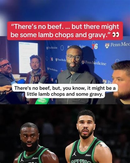 Jaylen Brown address Jayson Tatum 👀 (via mcten/x)