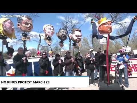 DC No Kings protest: Trump administration shamed, protesters plead to 'impeach, convict, remove'