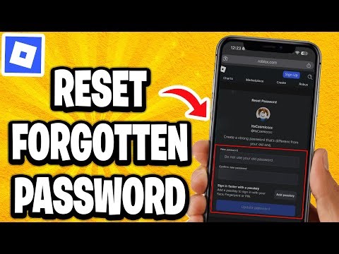 How To Reset Password In Roblox If You Forgot It