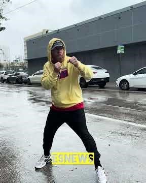 A normal day of shadow boxing in Miami in ￼ pouring rain EsNews