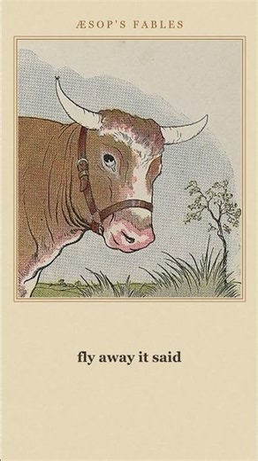 The Gnat and the Bull | Aesop's Fables