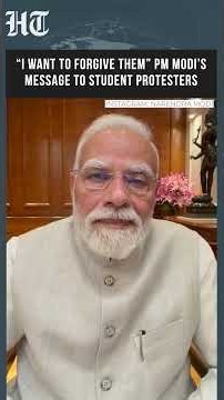 PM Modi Urges Nation to Forgive Students After Jantar Mantar Row | #shorts
