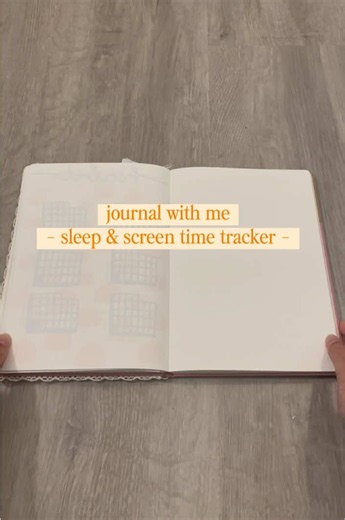 Bullet Journal Setup - let’s make the sleep and screen time tracker pages with me ✨ #journalwithme #journal #bulletjournal #bujo #journalidea