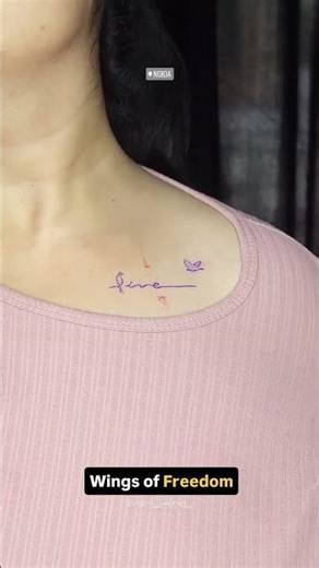 Free Bird Minimalist Tattoo | Best Tattoo Studio in Noida | #minimaltattoo