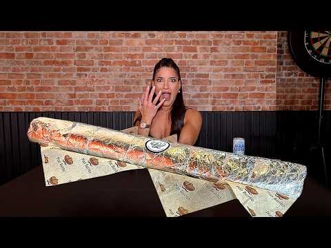"THAT RECORD IS UNBEATABLE!" 6 MINUTES TO EAT THE 'PLAN Vs. MAN' BURRITO | ‪@LeahShutkever‬