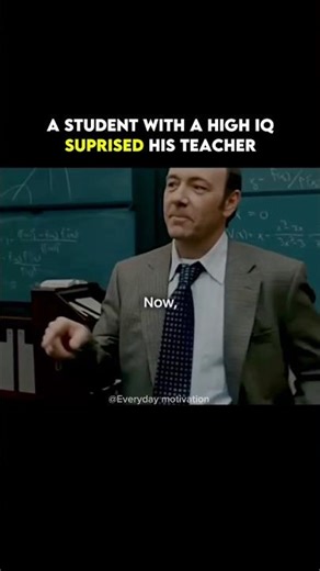 A High IQ Student Surprises His Teacher