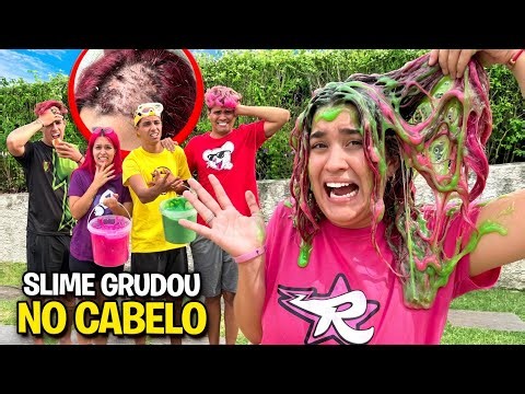 SLIME GOT STUCK IN EMILLY'S HAIR *We had to cut it!