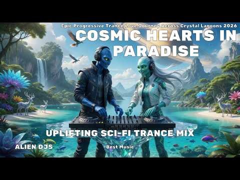 Cosmic Hearts in Paradise 💙 | Epic Progressive Trance Love Journey Across Crystal Lagoons 2026