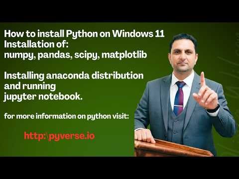 Complete Python & Anaconda Setup Guide for Windows 11 (Pip, Jupyter, & python Libraries) 2026