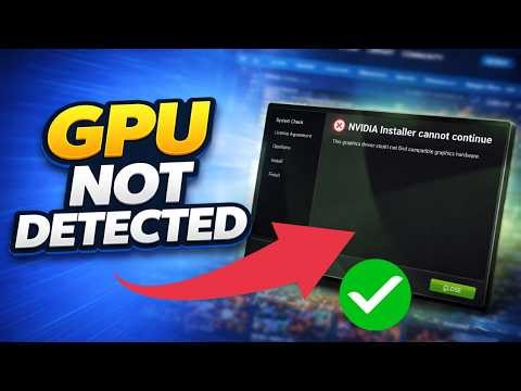 How To Fix No NVIDIA GPU Is Detected on Your System Windows 11/10 (100% Working)