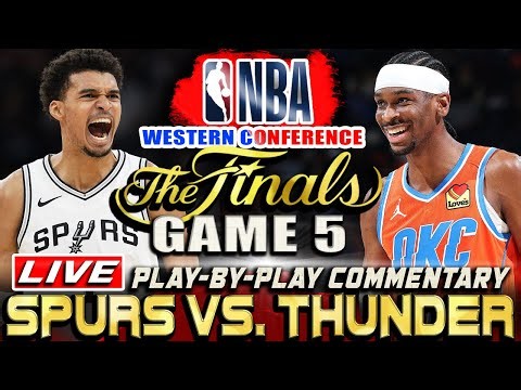 🔴NBA LIVE | Spurs vs Okc Thunder Game 5 Live Play-By-Play
